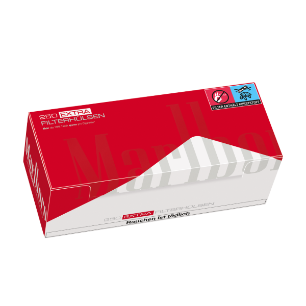 Marlboro Hülsen Red Extra 4 x 250 Stück Marlboro Hülsen Red Extra 4 x 250 Stück
